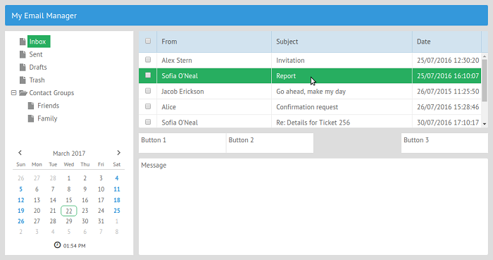 Creating a new DataTable component