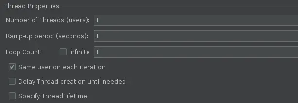 Image of Apache thread properties.