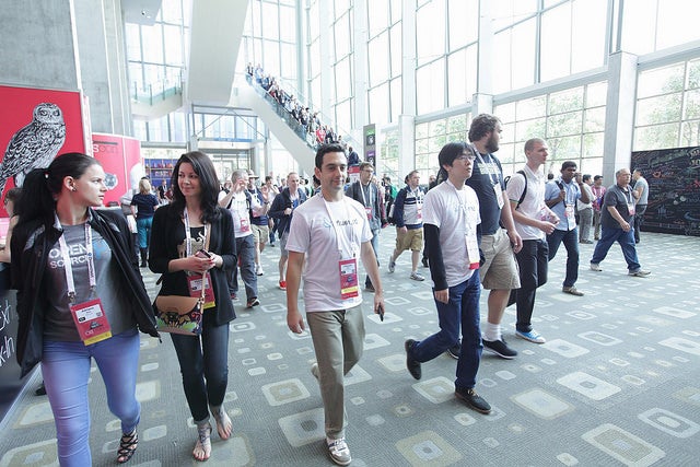 Attendees at OSCON 2016 in Austin