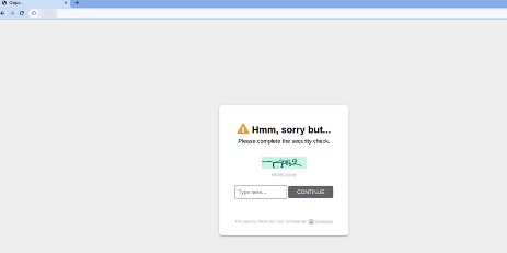CAPTCHA prompt CAPTCHA prompt