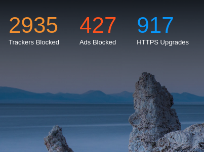 Brave browser&#039;s new tab