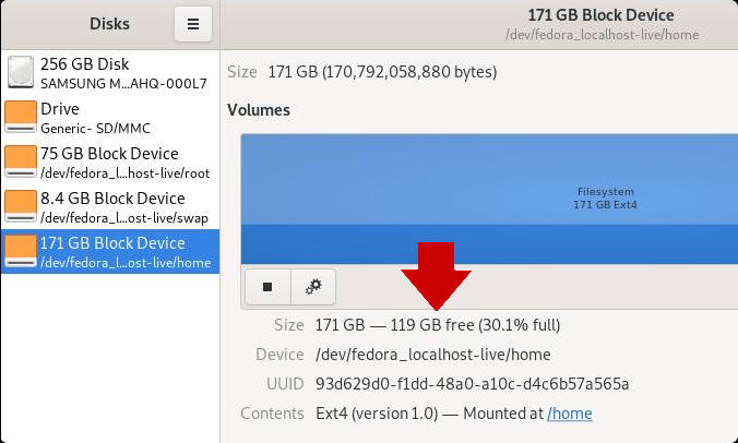 GNOME Disks GNOME Disks