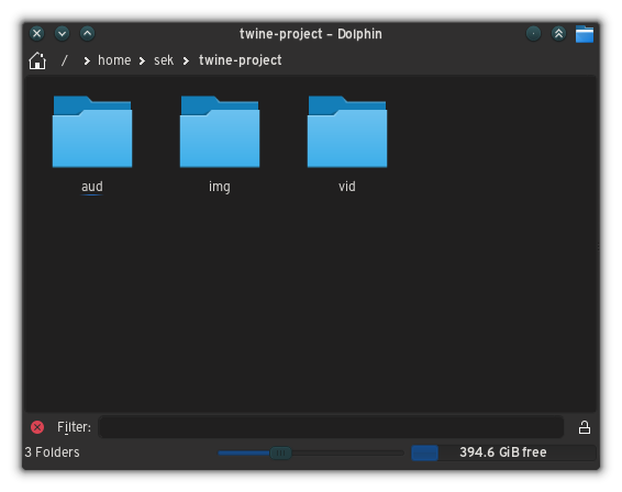 Creating directories in Twine Create a directory in Twine