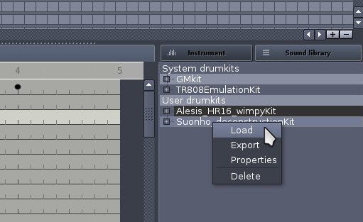 load drumkit into hydrogen loading your drumkit file into hydrogen