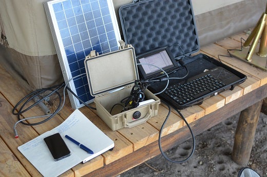 Prototype environmental sensors in the field Prototype environmental sensors in the field