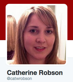红帽公司的 Cat Robson，推特和头像
