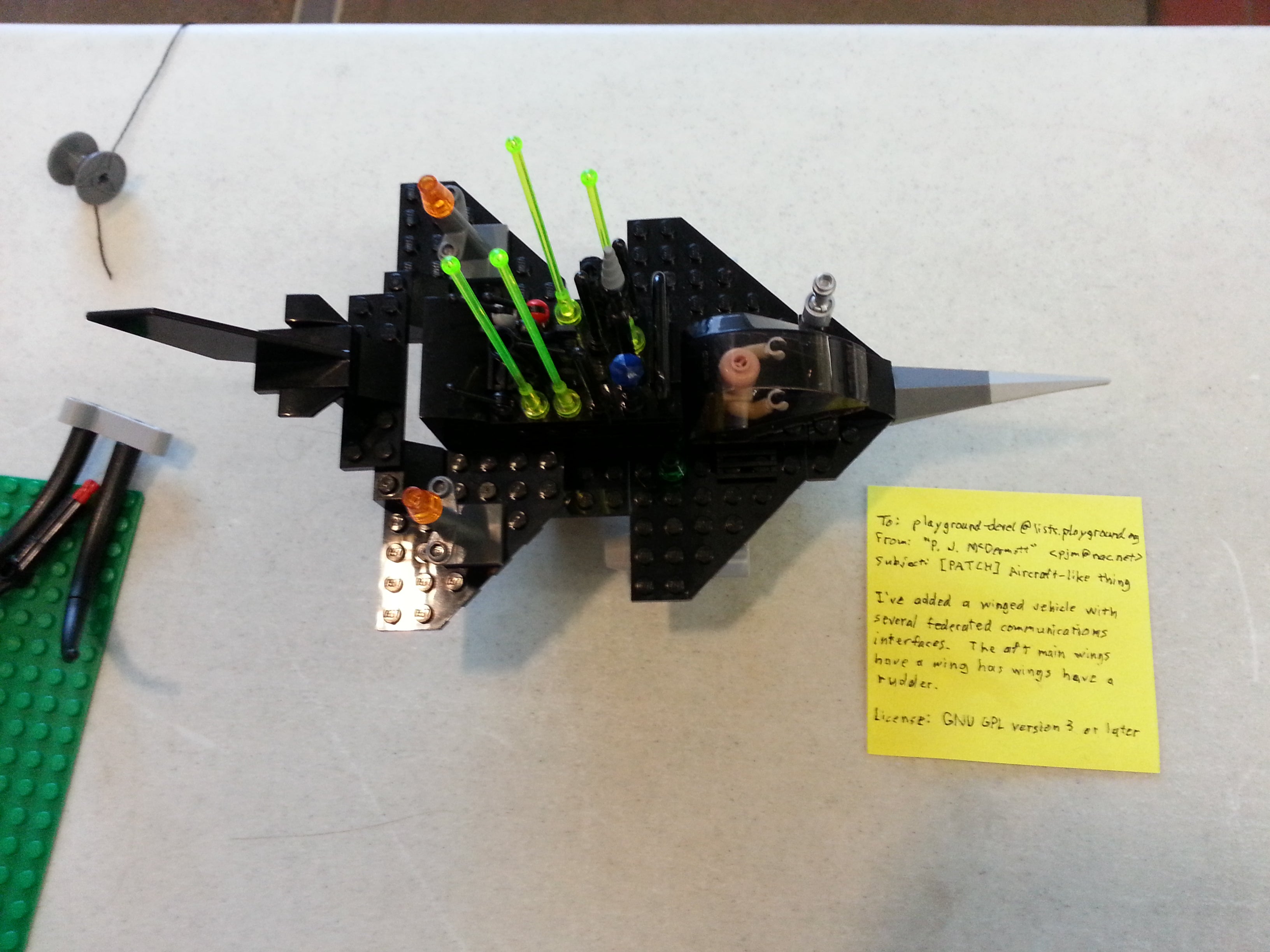 Spaceship from LibrePlanet conference