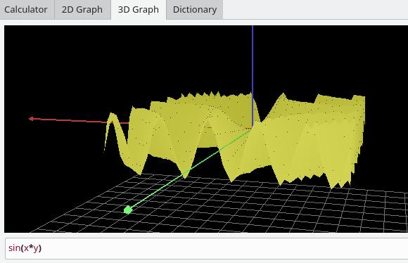 Sine waves in space Sine waves in space