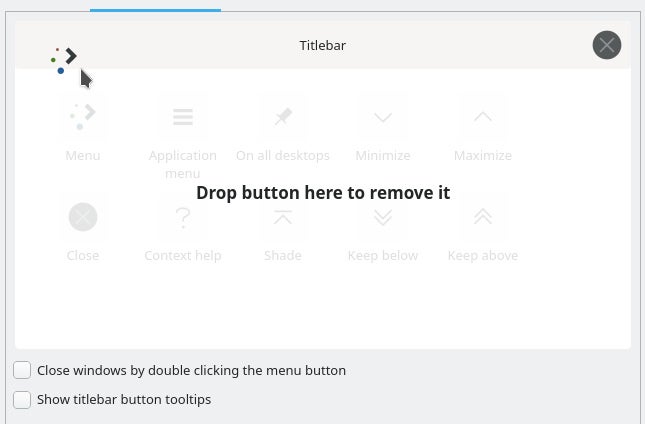 Removing buttons Removing buttons