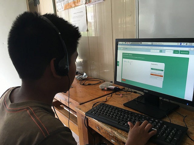 Kids on Computers - Student at Work