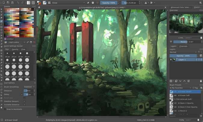 Krita 4.0, art by Galaad G Krita 4.0, art by Galaad G