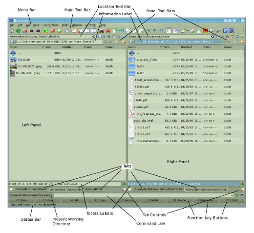 Krusader User Interface
