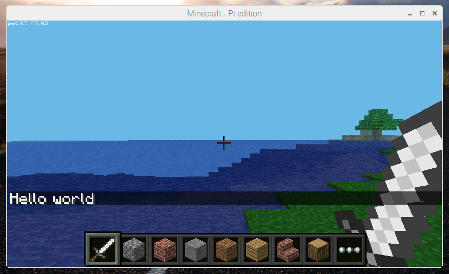 Minecraft hello world Minecraft hello world