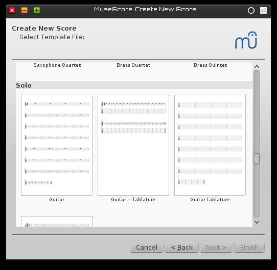 Create new score