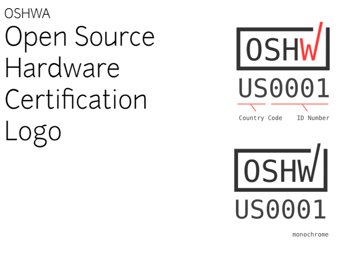 Open Source Hardware Association certification logo Open Source Hardware Association certification logo