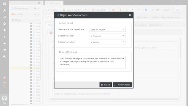 Pimcore workflow management Pimcore workflow management