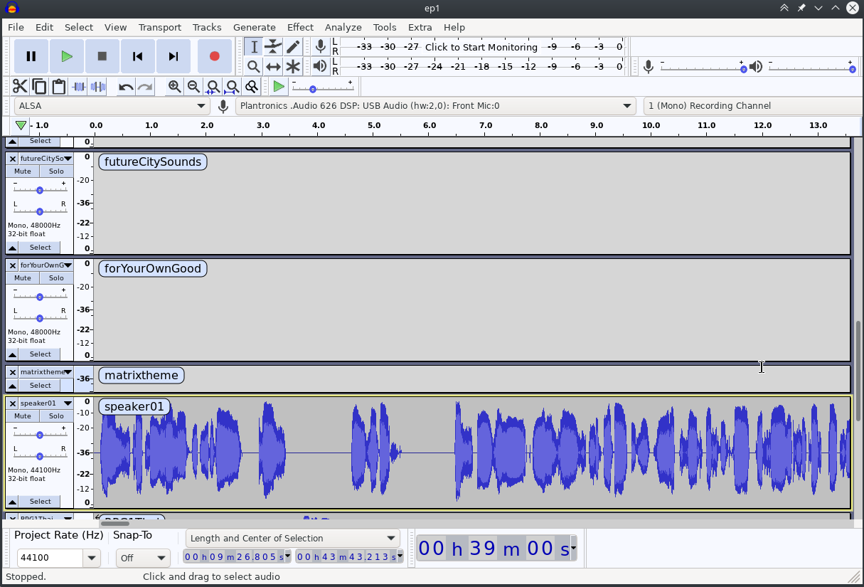 Multitrack suggestion Multitrack suggestion