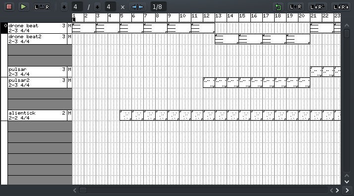 Song editor Song editor