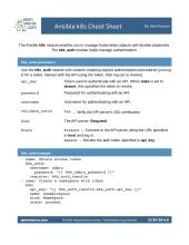 Ansible k8s cheat sheet