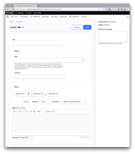 Add a talk in Drupal