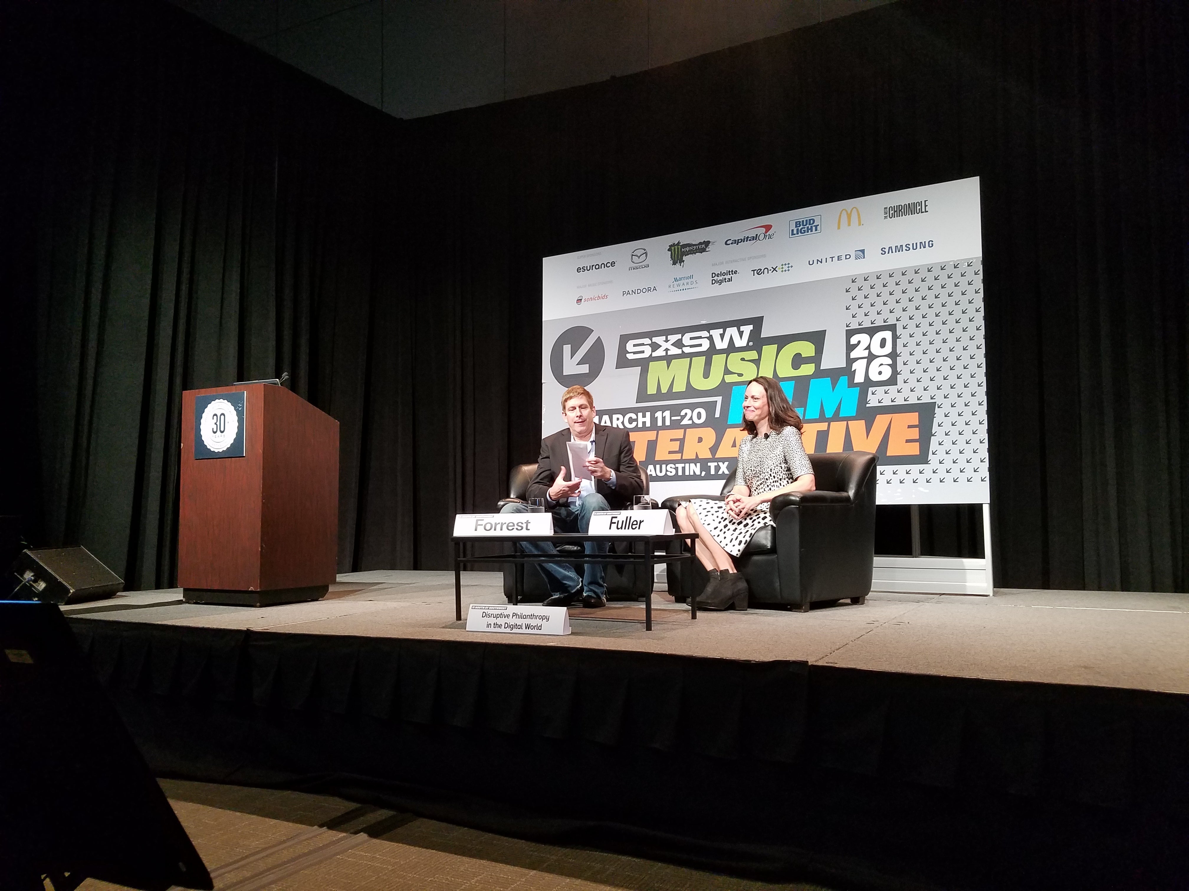 SxSW stage on diversity in tech
