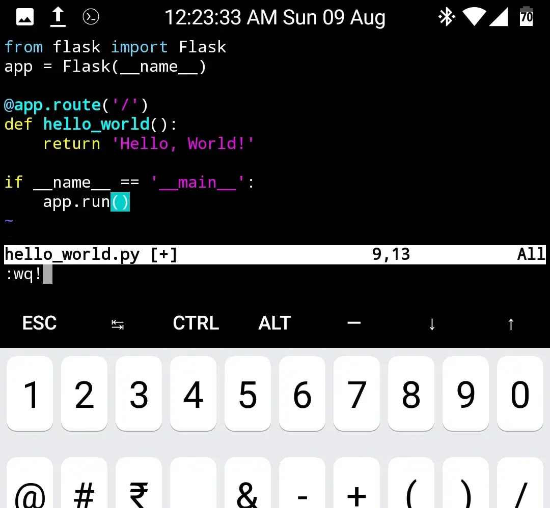 Vim on Android Vim on Android