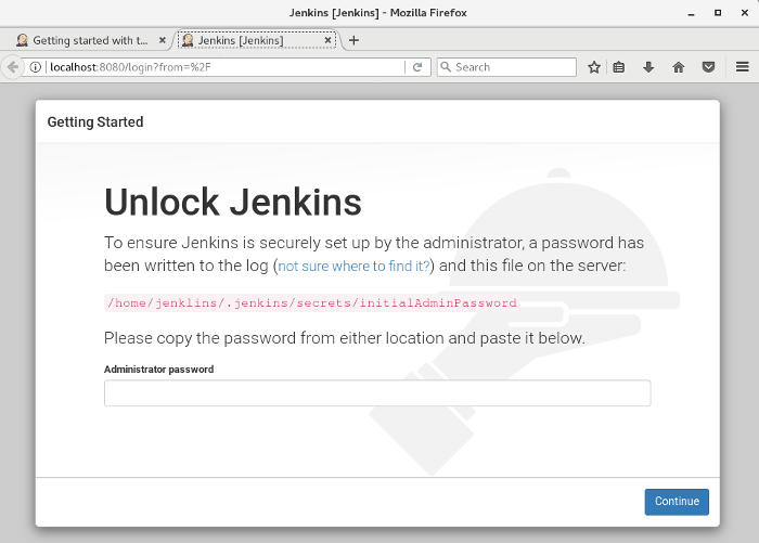Adding password