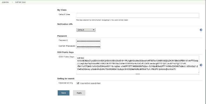 Adding SSH key
