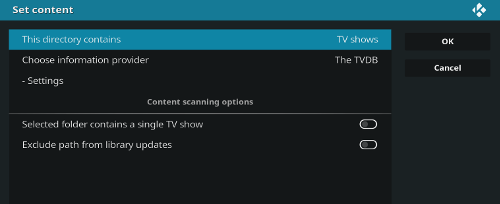 Defining video content Defining video content in Kodi
