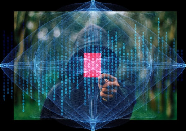 A hacker A hacker
