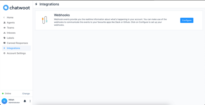 Chatwoot Integrations Chatwoot Integrations