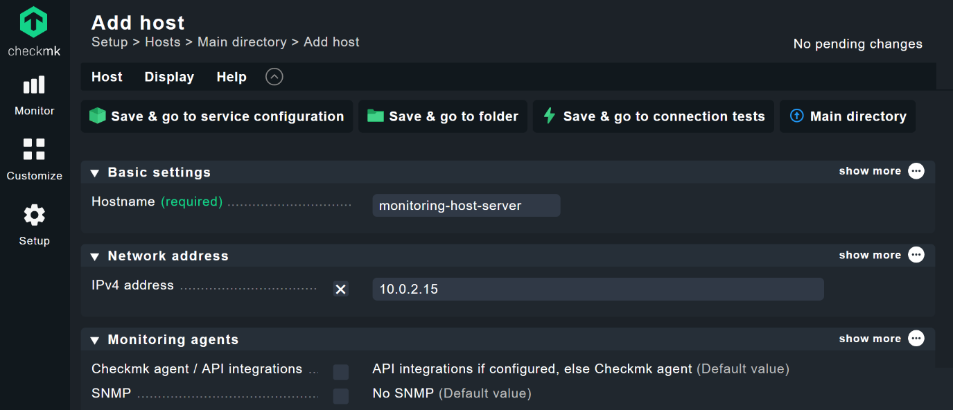 Add host