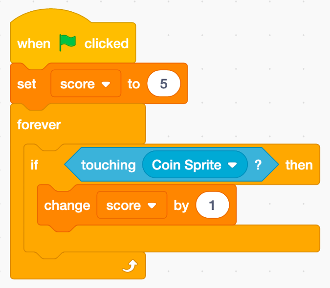 Variables in Scratch Variables in Scratch