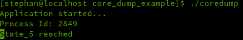 coredump application coredump application