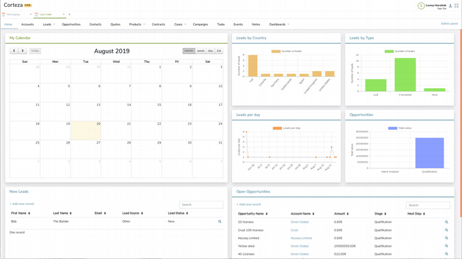 Corteza Low-Code application Corteza Low-Code application