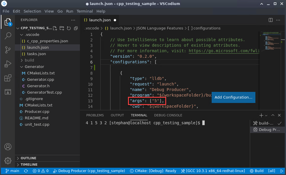 Command-line arguments Command-line arguments