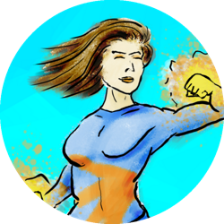 Captain Blender character drawn by Jason van Gumster, CC BY-SA 4.0 Captain Blender character drawn by Jason van Gumster, CC BY-SA 4.0