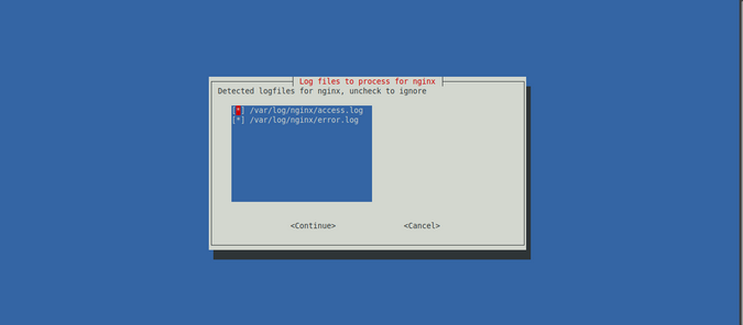 CrowdSec wizard identifies log files CrowdSec wizard identifies log files