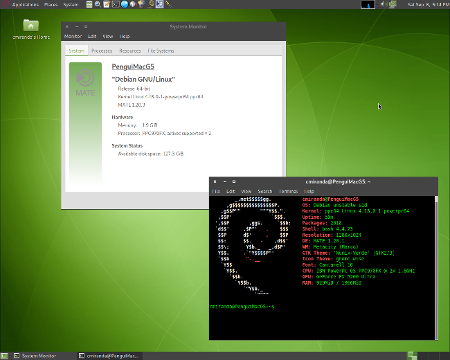 Debian on a PowerPC64 box Debian on a PowerPC64 box, image CC BY SA Claudio Miranda
