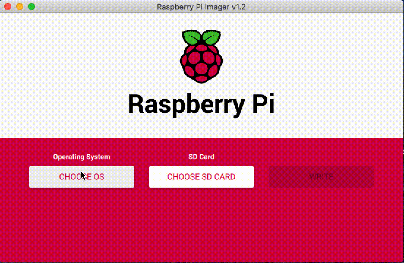 Raspberry Pi Imager demo Raspberry Pi Imager demo