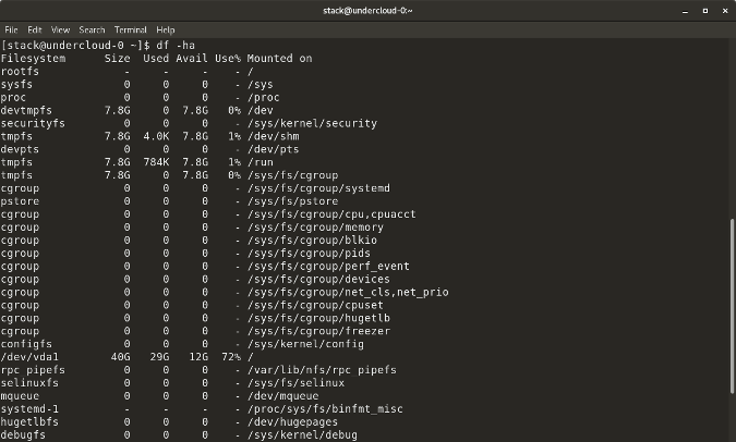df command df command