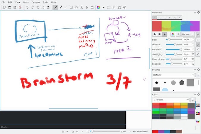 Drawpile screenshot Drawpile screenshot