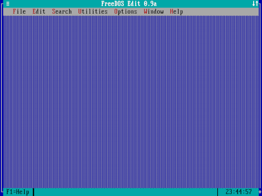 FreeDOS Edit