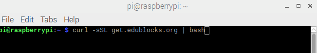Installing EduBlocks through the command line Installing EduBlocks through the command line