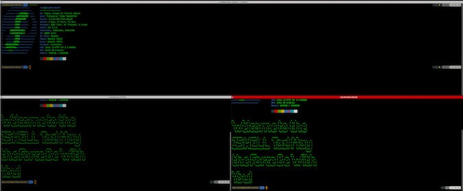 Multiple fedora screens Multiple fedora screens