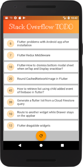 Stack Overflow Viewer built in Flutter