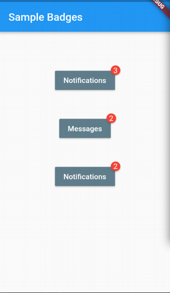 Flutter Badges app Flutter Badges plugin