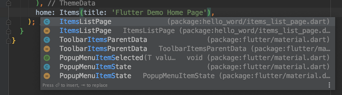 IDE suggests autocompleting code IDE suggests autocompleting code