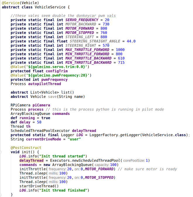 GalecinoCar code #1 GalecinoCar code #1