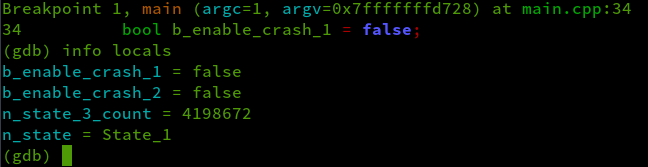 info locals output info locals output